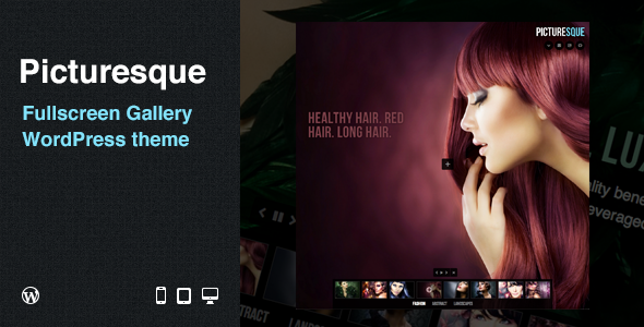 Picturesque photography website template