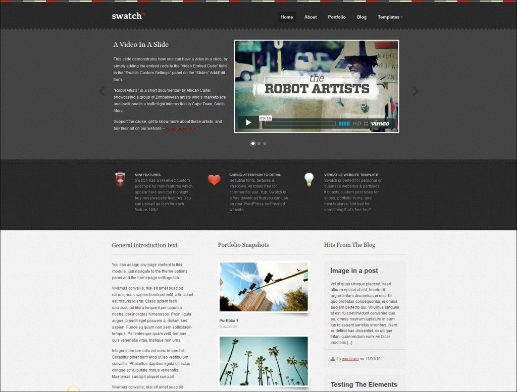 swatch swatch wordpress theme
