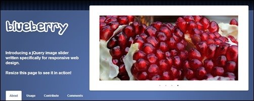 Blueberry jQuery carousel plugin
