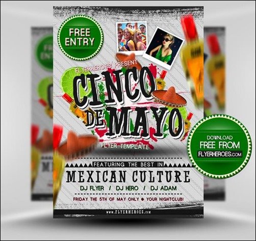 Cinco-de-Mayo flyer templates
