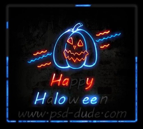 Create-a-Halloween-Neon-Sign-in-Photoshop