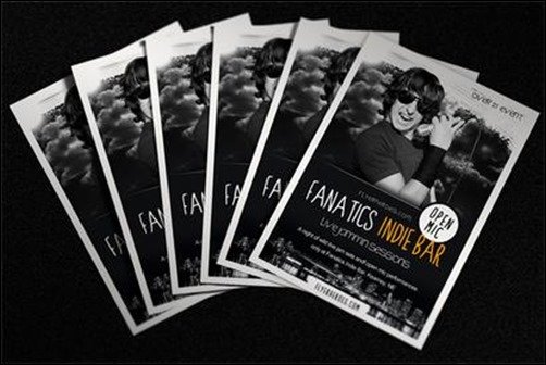 Fanatics-Indie-Bar flyer templates