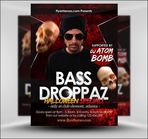 Halloween flyer templates