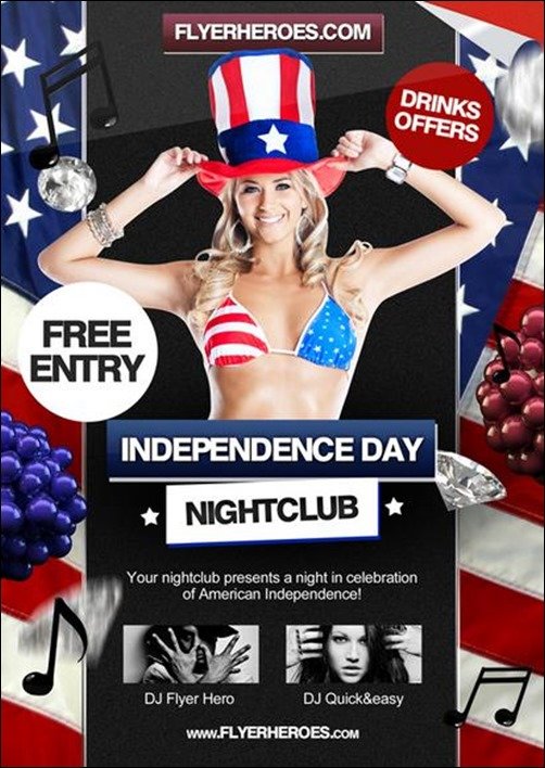 Independence-Day flyer templates