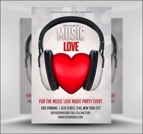 Music-Love flyer templates