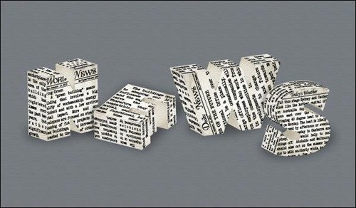 Newspaper-Text-Effect