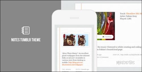 Notes best tumblr themes