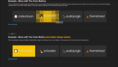 animated-button-and-menu