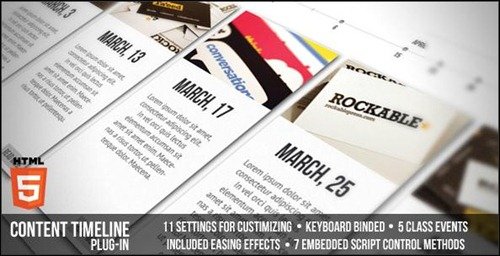 content-timeline jQuery Slider