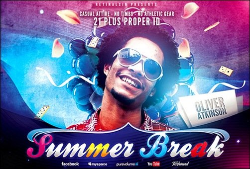 summer break flyer templates