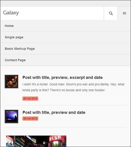 galaxy-light-mobile-theme