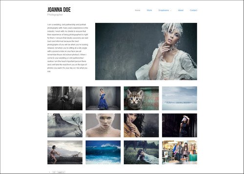 joanne doe portfolio theme