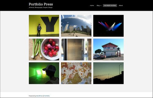 portfolio press photography website templates