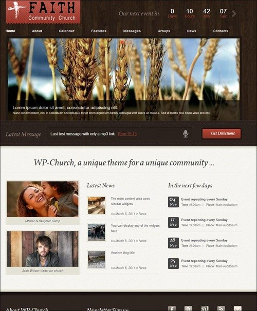 wp church wordpress theme