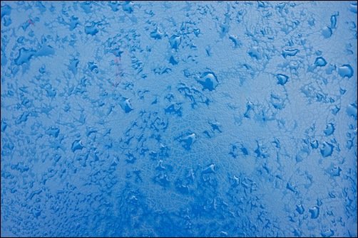 Water Texture Blue Plastic with water drops