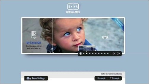 Before-After Slider&Banner Inspiring jQuery Image Slider Roundup