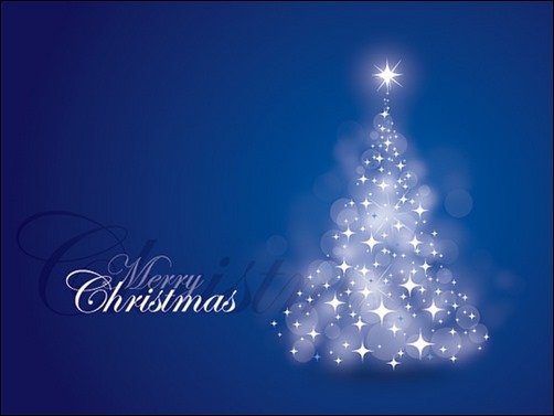 Blue-Christmas-Card-Vector-Graphic Blue-Christmas-Card-Vector-Graphic