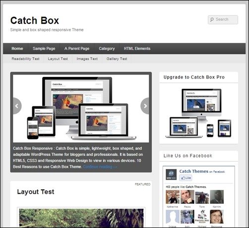 Catch-Box simple wordpress themes