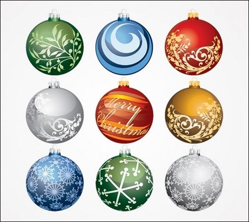 Christmas-Balls-Ornaments-Vector-Set Christmas-Balls-Ornaments-Vector-Set