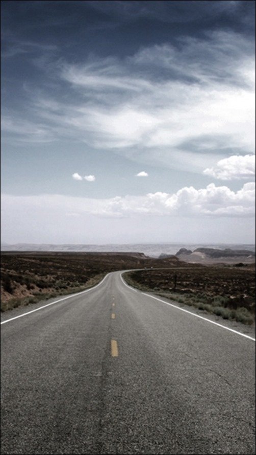 Desert-Road iphone wallpapers
