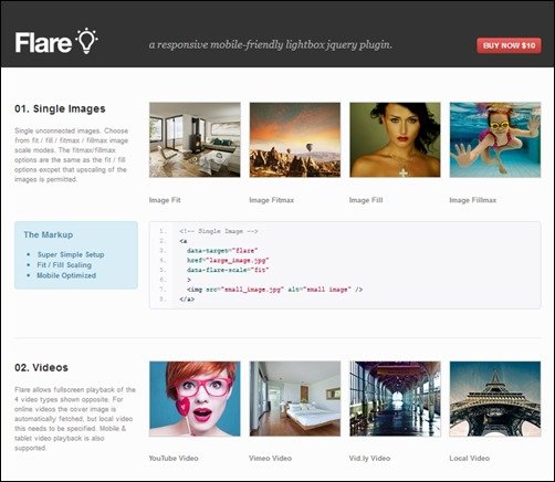 Flare-jquery-slider-plugin