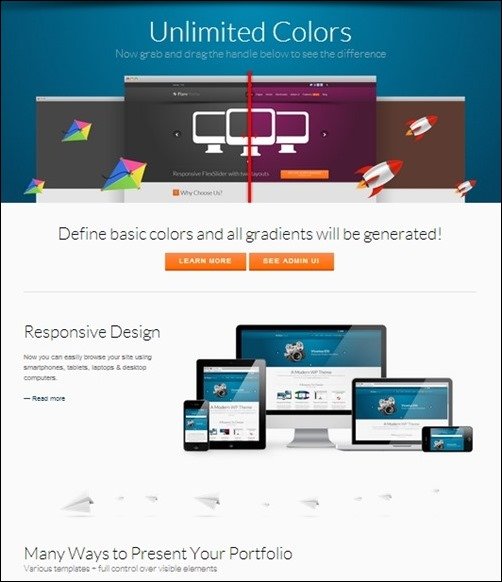 Flare wordpress business themes
