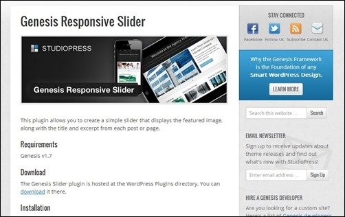 Genesis-wordpress-slider-plugin