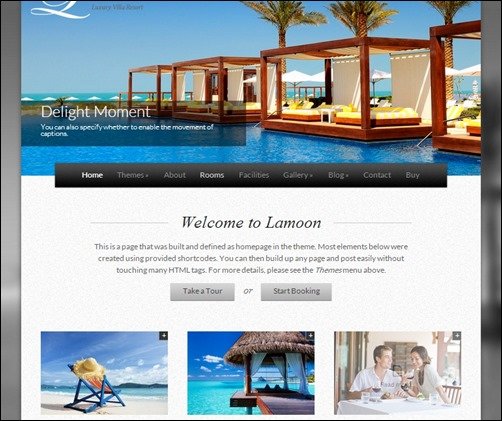 Lamoon responsive WordPress themes