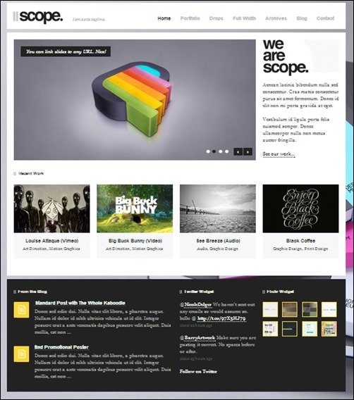 Scope wordpress business themes
