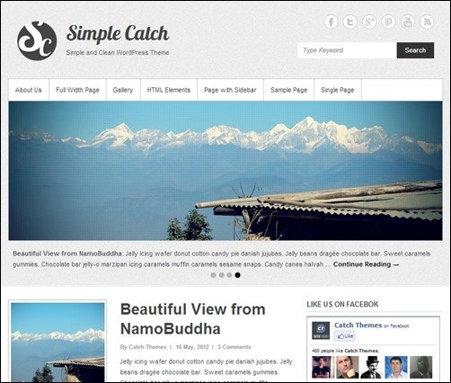 Simple-Catch simple wordpress themes