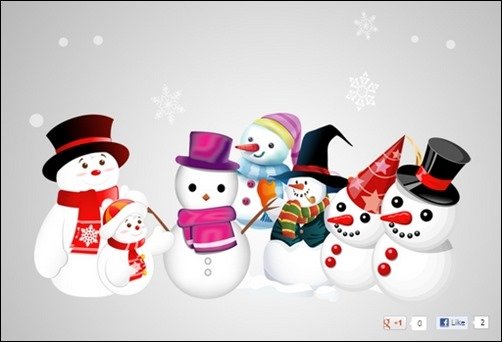 Snowman-Vector Snowman-Vector