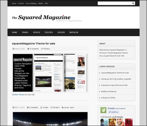 Squared-Magazine best tumblr themes