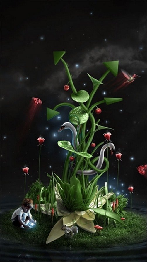 Superb-Life-Fantasy-Scenary-iPhone-5-Wallpaper