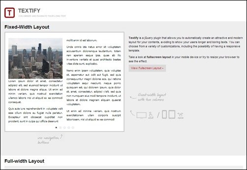 Textify-jquery-slider-plugin