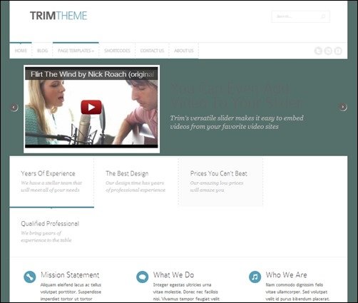 Trim-simple-wordpress-themes
