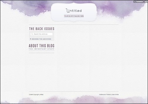 Watercolor best tumblr themes