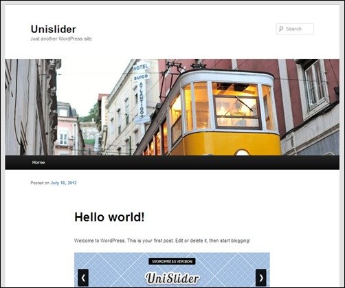 Wordpress-UniSlider-jquery-slider-plugin