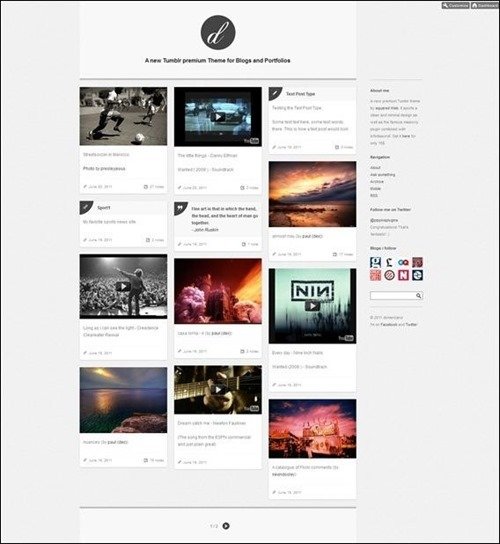 domericano best tumblr themes