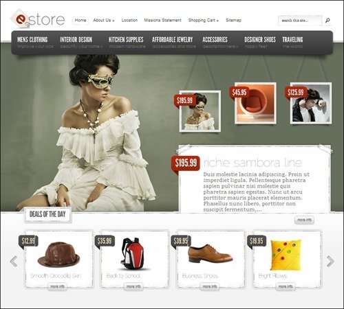 estore eCommerce WordPress Theme