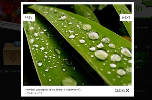 jQuery Image Zoom Plugins jQuery-lightBox-plugin