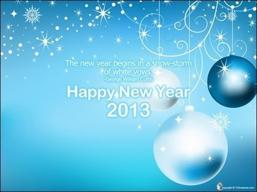 new year wallpaper 2013 