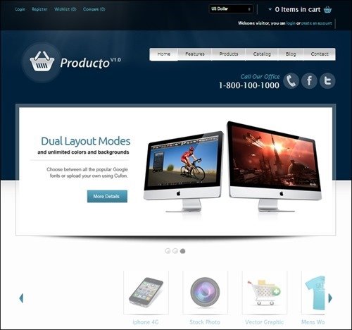 producto WordPress ecommerce themes