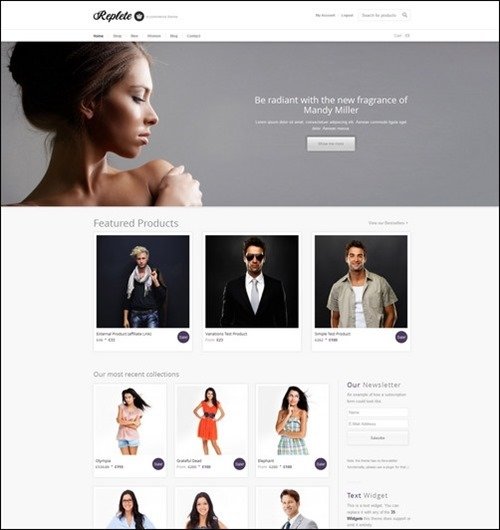 repete WordPress ecommerce themes