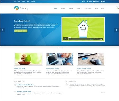 sterling wordpress business themes
