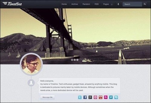 timeline best tumblr themes
