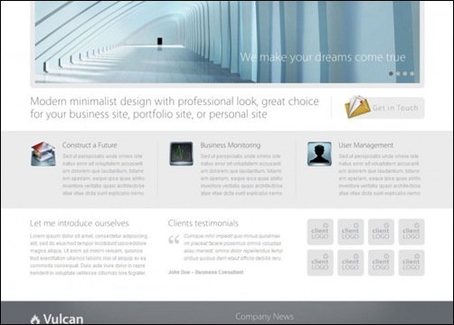 Simple WordPress Themes vULCAN