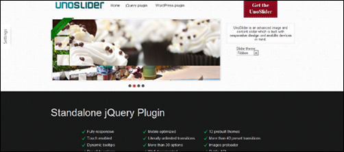 jQuery Image Slider unoslider