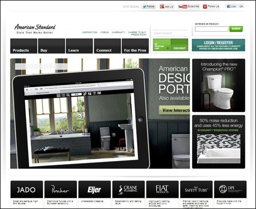 American-Standard-corporate-web-design