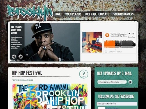 Brooklyn-wordpress-music-theme