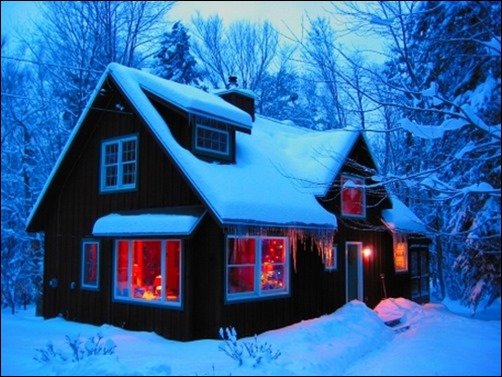 Catskills-Cabin-winter-wallpaper